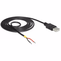 DeLOCK 85664 câble USB 1,5 m USB 2.0 USB A Noir