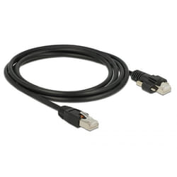 DeLOCK 85668 câble de réseau Noir 2 m Cat6 S/FTP (S-STP)