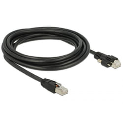 DeLOCK 85669 câble de réseau Noir 3 m Cat6 S/FTP (S-STP)