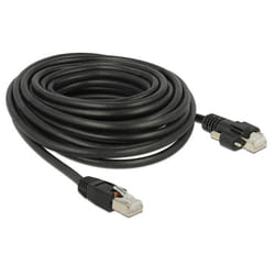 DeLOCK 85672 câble de réseau Noir 10 m Cat6 S/FTP (S-STP)