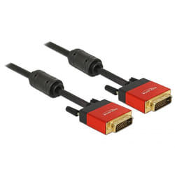 DeLOCK 85676 câble DVI 5 m Noir, Rouge