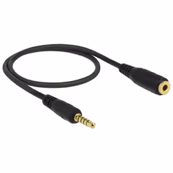DeLOCK 85700 câble audio 0,5 m 3,5mm Noir