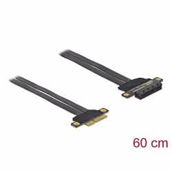 DeLOCK 85769, 0,6 m, PCI Express x4, PCI Express x4, Noir, Boîte, 1 pièce(s)