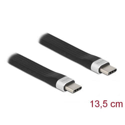 DeLOCK 85770 câble USB 0,135 m USB 3.2 Gen 2 (3.1 Gen 2) USB C Noir