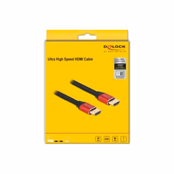 DeLOCK 85775 câble HDMI 3 m HDMI Type A (Standard) Noir, Rouge