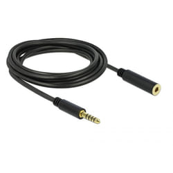 DeLOCK 85798 câble audio 3 m 4.4mm Noir