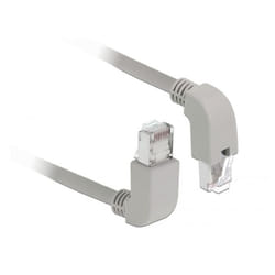 DeLOCK 85871 câble de réseau Gris 1 m Cat6a S/FTP (S-STP)