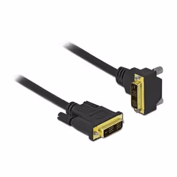 DeLOCK 85902, 2 m, DVI-D, DVI-D, Mâle, Mâle, Noir