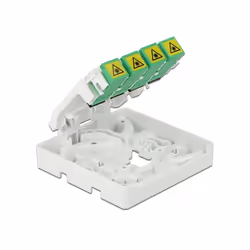 DeLOCK 85921 boîte de jonction réseau Blanc