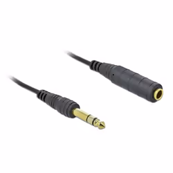 DeLOCK 85938 câble audio 2 m 6,35 mm Noir
