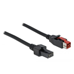 DeLOCK 85950 câble électrique Noir 1 m PoweredUSB