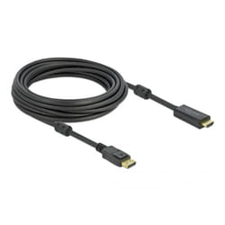 DeLOCK 85959 câble vidéo et adaptateur 7 m DisplayPort HDMI Noir