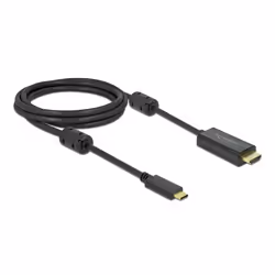DeLOCK 85970, 2 m, USB Type-C, HDMI, Mâle, Mâle, Droit
