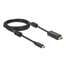 DeLOCK 85970 câble vidéo et adaptateur 2 m USB Type-C HDMI Noir