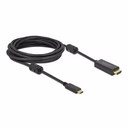 DeLOCK 85972, 5 m, USB Type-C, HDMI, Mâle, Mâle, Droit