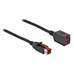 DeLOCK 85986, 2 m, Noir