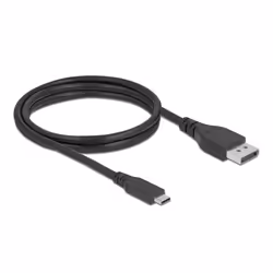 DeLOCK 86040, 1,5 m, USB Type-C, DisplayPort, Mâle, Mâle, Droit