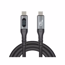 DeLOCK 86067 câble USB USB4 Gen 3x2 1 m USB C Noir