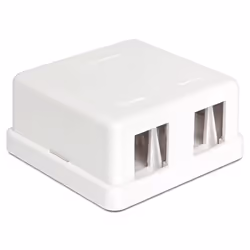 DeLOCK 86207, 2x Keystone, Blanc, 61,5 mm, 59 mm, 28,5 mm