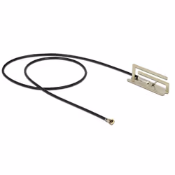 DeLOCK 86217, 4 dBi, 2.4 - 2.5 / 5.15 - 5.875 GHz, 50 Ohm, MHF, 0,134 m, Noir, Argent