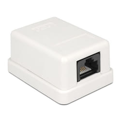 DeLOCK 86248 boitier de prise de courant Blanc