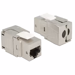 DeLOCK 86288, Courbe, Beige, RJ-45, LSA, Cat6, 16,5 mm
