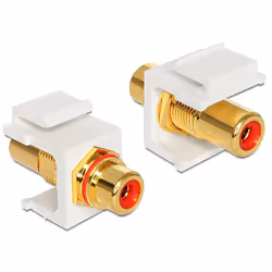 DeLOCK 86308, Rouge, RCA, RCA, 16,3 mm, 33 mm, 22,3 mm
