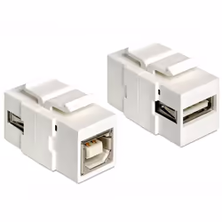 DeLOCK 86320, Blanc, USB 2.0 A, USB2.0 B, 16,8 mm, 34,4 mm, 22,3 mm