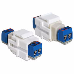 DeLOCK 86323, Bleu, Blanc, terminalblock, terminalblock, 41,9 mm, 16,8 mm, 21,8 mm