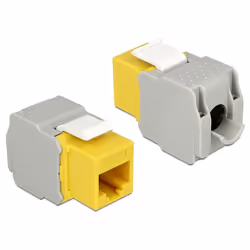 DeLOCK 86345, Gris, Jaune, RJ-45, LSA