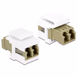 DeLOCK 86347, Marron, Blanc, LC Duplex, LC Duplex, 29,2 mm, 17,8 mm, 22,1 mm