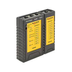 DeLOCK 86407 testeur de câble réseau Testeur de câbles à paire torsadée Noir