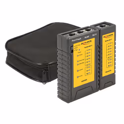 DeLOCK 86407 testeur de câble réseau Testeur de câbles à paire torsadée Noir