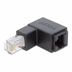 DeLOCK 86423, RJ-45, RJ-45, Noir