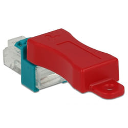 DeLOCK 86425 bloqueur de port Clé de bloqueur de port RJ-45 Rouge 6 pièce(s)