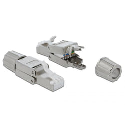 DeLOCK 86476 connecteur de fils RJ-45 Gris