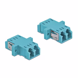 DeLOCK 86536, LC, Femelle/Femelle, OM3, Bleu, Multimode, 2 pièce(s)