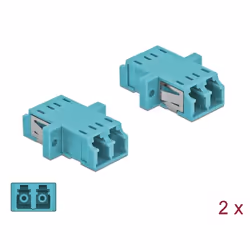 DeLOCK 86536 connecteur à fibre optique LC Femelle/Femelle
