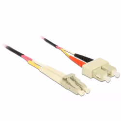 DeLOCK 86546, 0,5 m, OM4, LC, SC