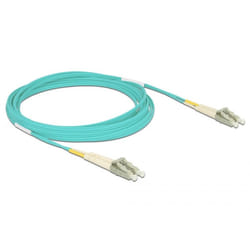 DeLOCK 86561 câble de fibre optique 5 m LC OM3 Couleur aqua