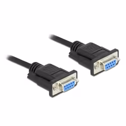 DeLOCK 86620, 4 m, Sub-D9, Sub-D9, Droit, Droit, Femelle/Femelle