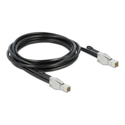 DeLOCK 86623 câble Serial Attached SCSI (SAS) 3 m 32 Gbit/s Noir
