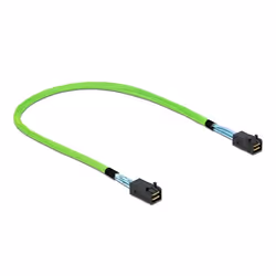 DeLOCK 86624, 0,5 m, Mini SAS HD SFF-8673, Mini SAS HD SFF-8673, Droit, Droit, Mâle/Mâle