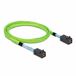 DeLOCK 86625, 1 m, Mini SAS HD SFF-8673, Mini SAS HD SFF-8673, Droit, Droit, Mâle/Mâle