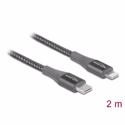 DeLOCK 86632 câble Lightning 2 m Gris