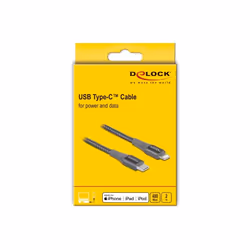 DeLOCK 86632 câble Lightning 2 m Gris