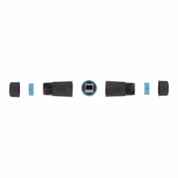 DeLOCK 86693 changeur de genre de câble RJ45 Noir