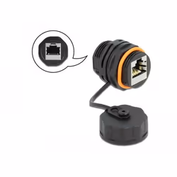 DeLOCK 86694, Noir, Plastique, IP68, -40 - 85 °C, 30 mm, 30 mm