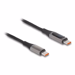 DeLOCK 86809, 2 m, USB B, USB C, USB 2.0, 480 Mbit/s, Noir