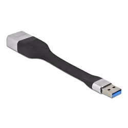 DeLOCK Câble plat FPC USB Type-A à Gigabit LAN 10/100/1000 Mbps 13 cm